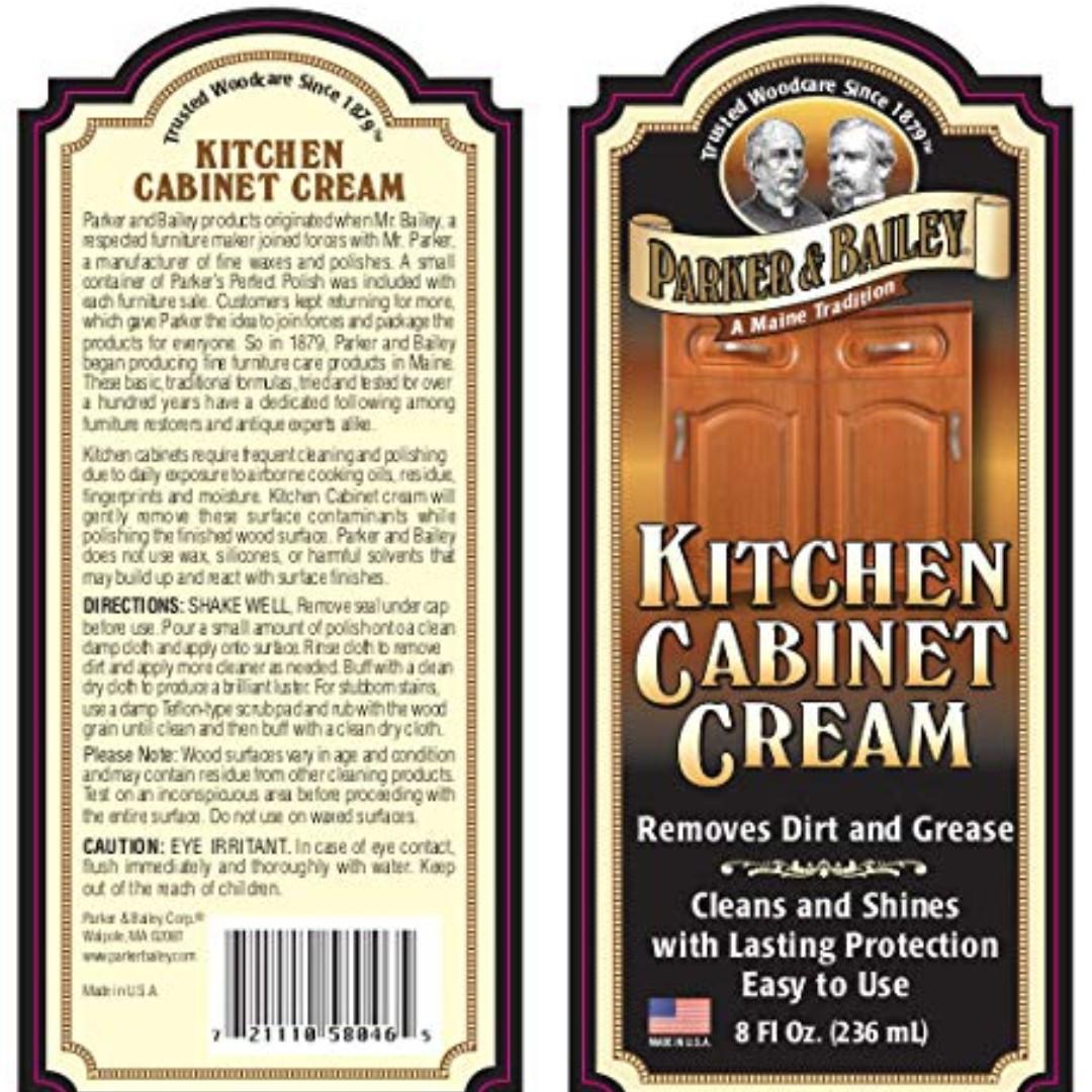 Parker Bailey Kitchen Cabinet Cream 8oz 8 Ounces White