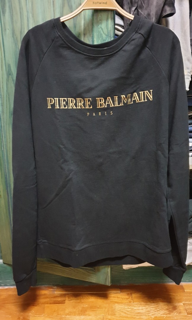labyrint Demonstrere svinge Pierre Balmain Paris Black sweater size L, Men's Fashion, Tops & Sets,  Formal Shirts on Carousell