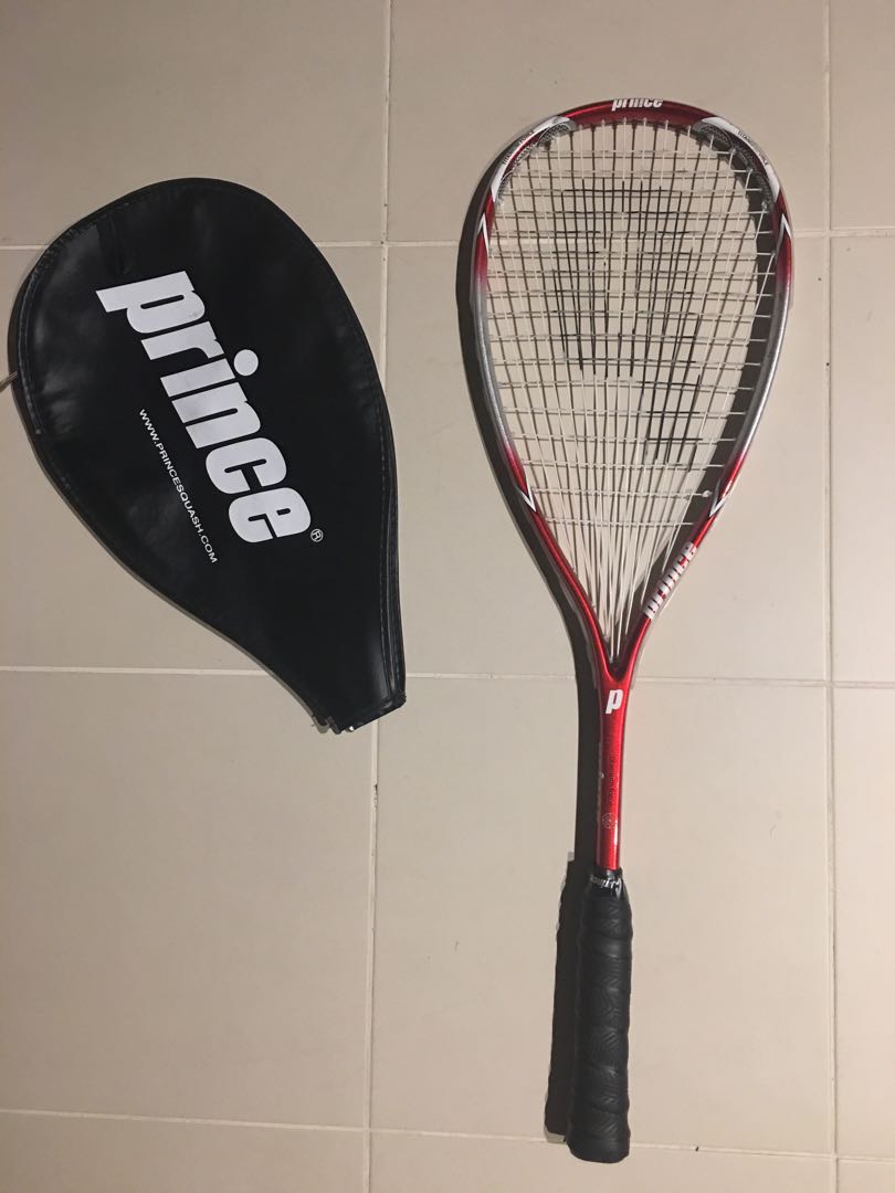 Prince Titanium Force Squash Racket, Sports Equipment, Sports & Games
