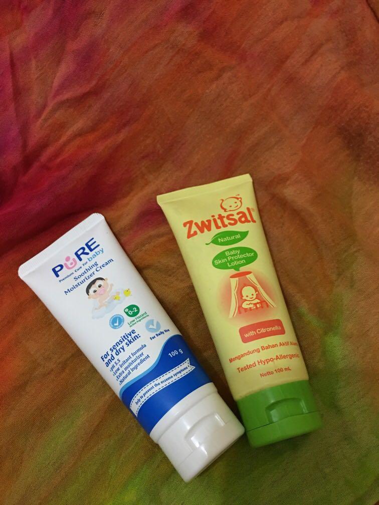 pure baby soothing moisturizer cream