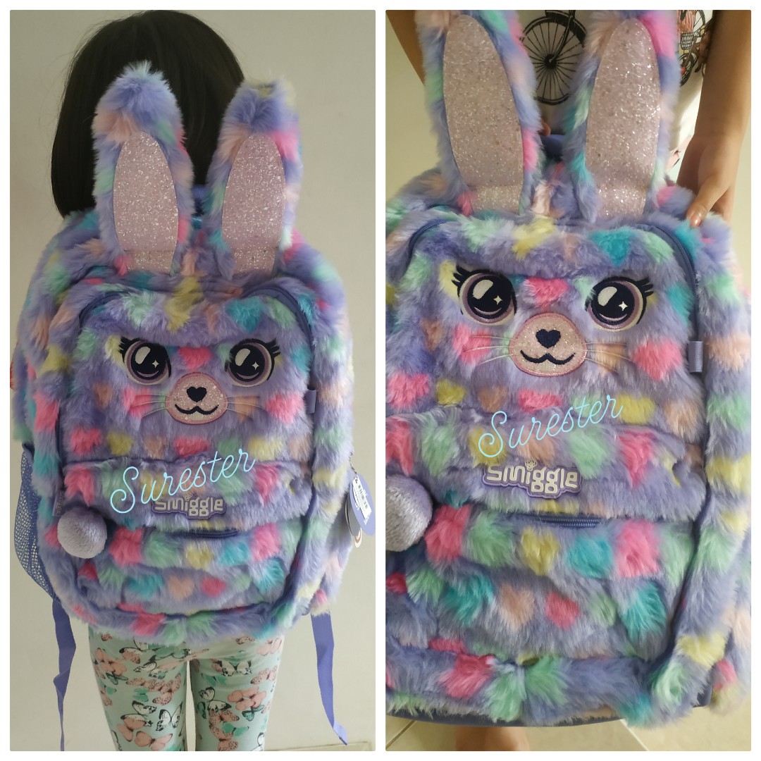 fluffy smiggle backpack