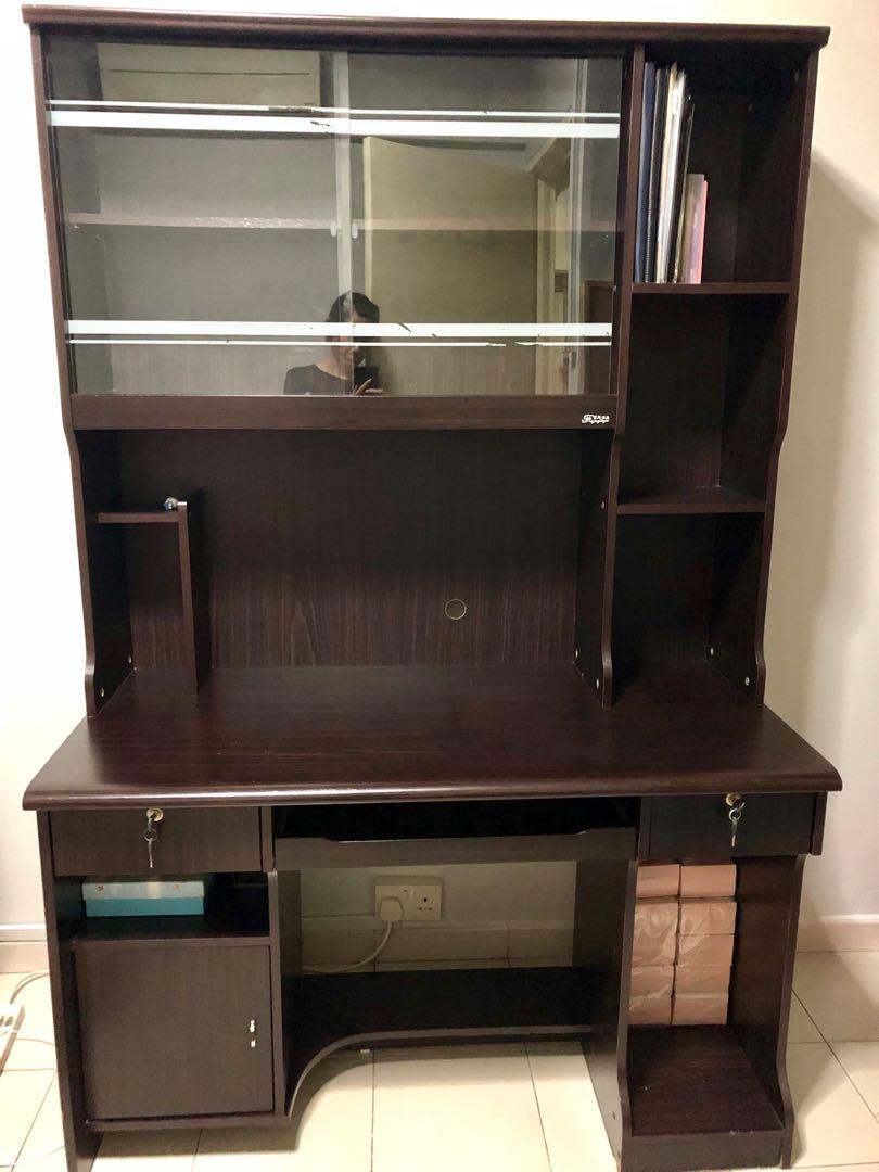 Study Table/Book Shelf + Office Chair, Furniture & Home