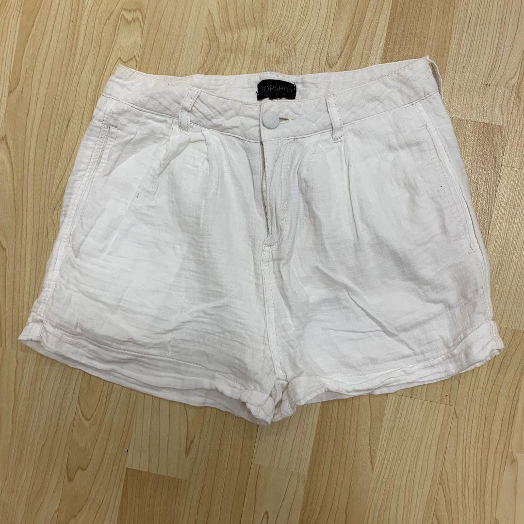 Topshop linen shorts Clearance