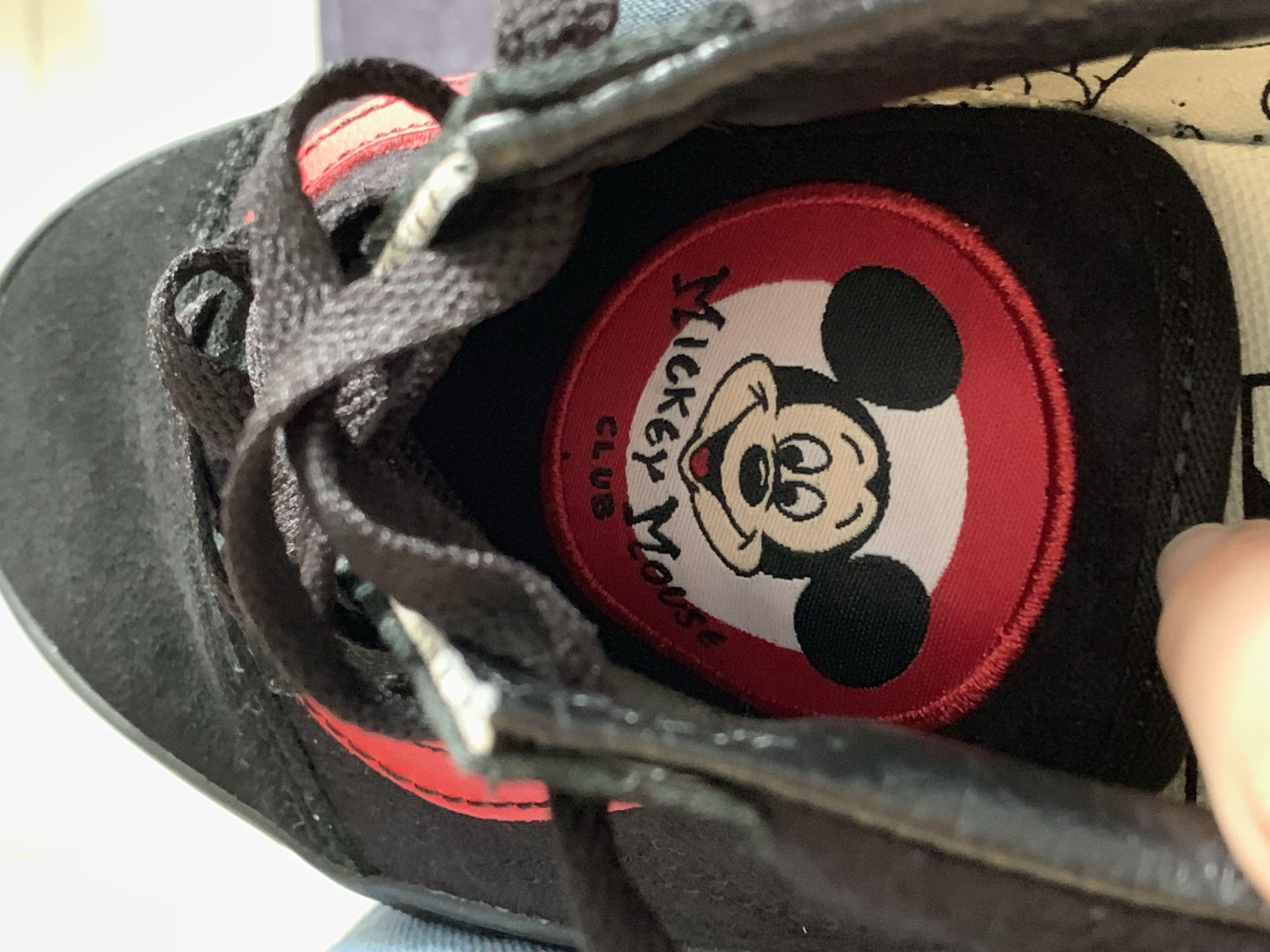 Red mickey mouse vans clearance