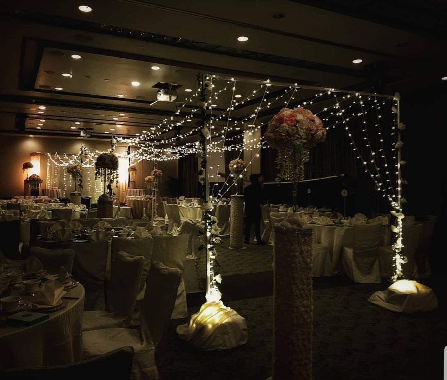Wedding overhead fairylights walkin aisles deco, Lifestyle Services