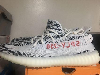 ADIDAS YEEZY 350V2 white black red zebra ALL SIZES