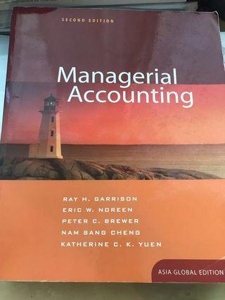ACC2002 Managerial Accounting textbook