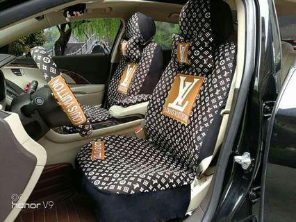 Louis Vuitton Car Seat Cover Seatcover  Leather car seat covers, Seat  covers, Cute car seat covers