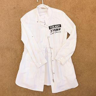 White thin jacket