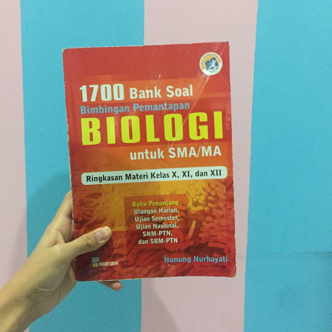 1700 Bank Soal Biologi Buku Alat Tulis Buku Pelajaran Di Carousell