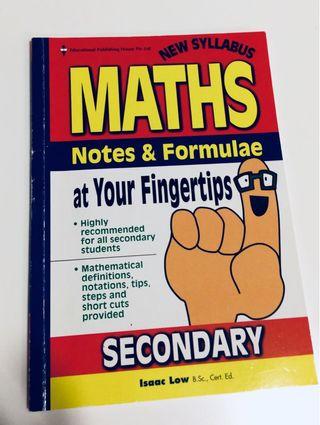 Maths Notes & Formulae