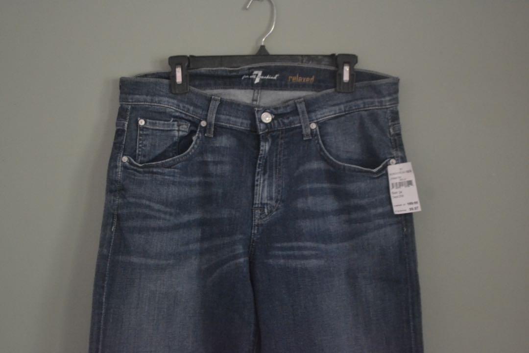 7 For All Mankind 34 Mens Jeans (Category: Jeans) located in Batangas. Submitted by arabelly (Listing ID 237310207, Image 3). Description: Guaranteed original 7 For All Mankind Mens Jeans purchased from the States. Original selling price ranges from $180-189 (roughly 9,000Php). Still in 10/10 condition. Never worn, still complete with tags and stickers. FITS 34"-SIZED MEN MOP: BPI / BDO/ Palawan Courier: J&T Express (FREE SHIPPING!) Pls message m