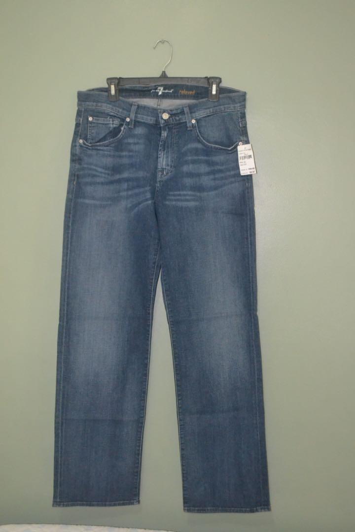 7 For All Mankind 34 Mens Jeans (Category: Jeans) located in Batangas. Submitted by arabelly (Listing ID 237310207, Image 2). Description: Guaranteed original 7 For All Mankind Mens Jeans purchased from the States. Original selling price ranges from $180-189 (roughly 9,000Php). Still in 10/10 condition. Never worn, still complete with tags and stickers. FITS 34"-SIZED MEN MOP: BPI / BDO/ Palawan Courier: J&T Express (FREE SHIPPING!) Pls message m