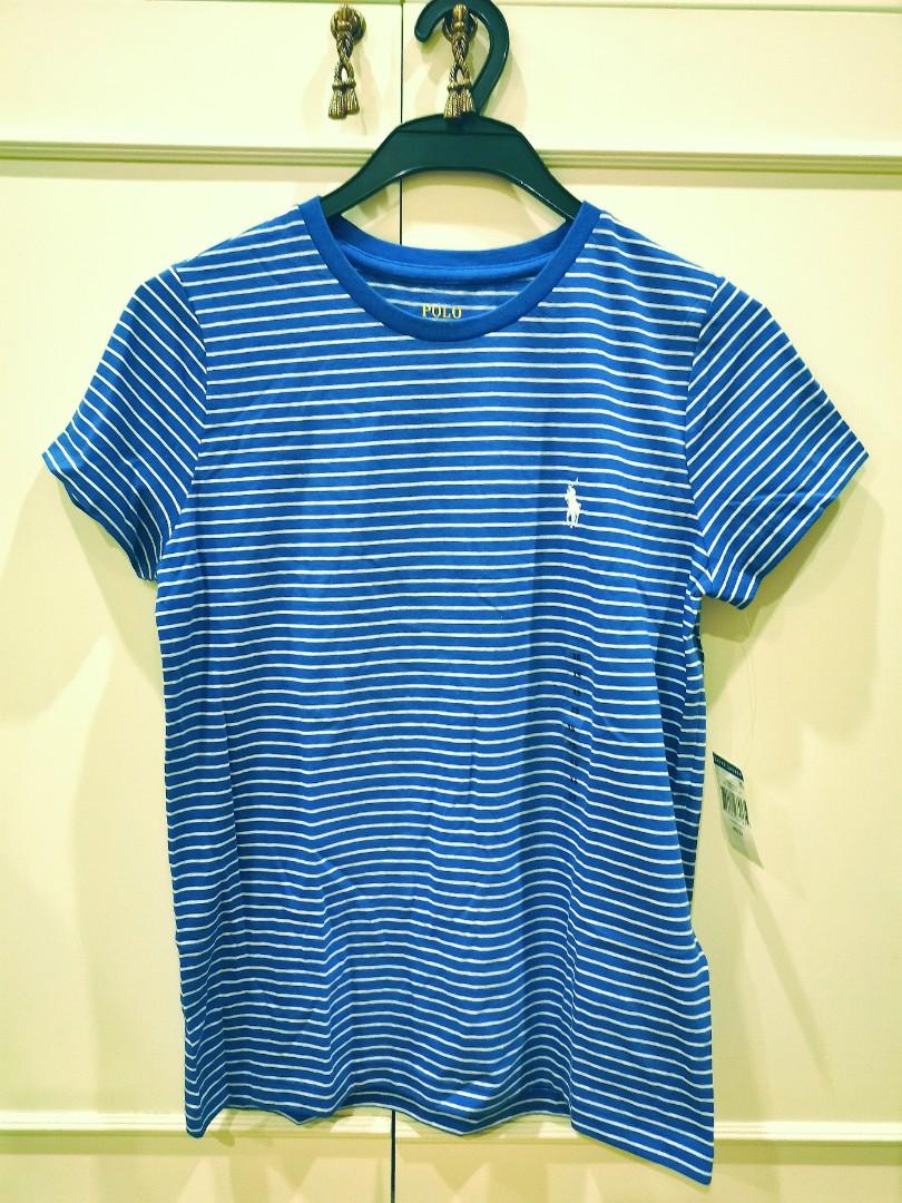 ralph lauren striped tee