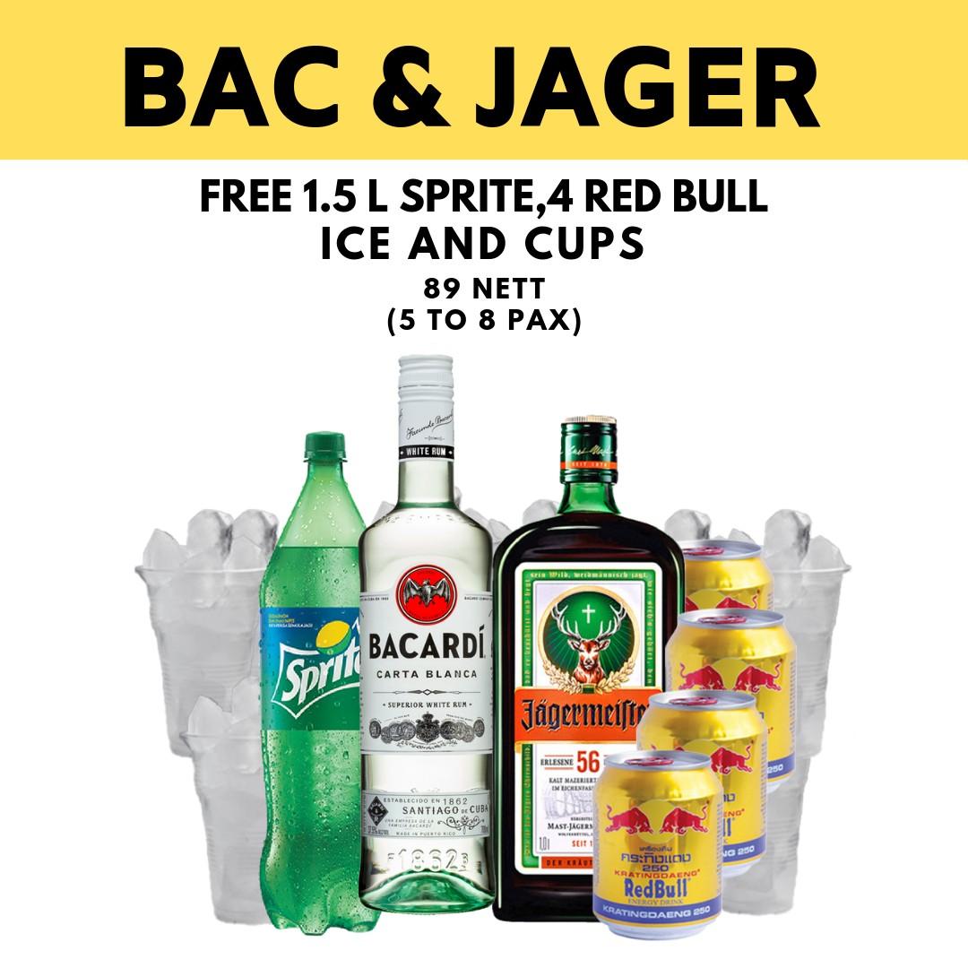 Bacardi Jagermeister Value Bundle For Pre Drinking At Clarke Quay S Red Ord Bridge Food Drinks Beverages On Carousell Vintage medco glass cocktail shaker recipe red lid vintage medco cocktail shaker with popular cocktail recipes lid heavy glass with red plastic lid and drainer. carousell