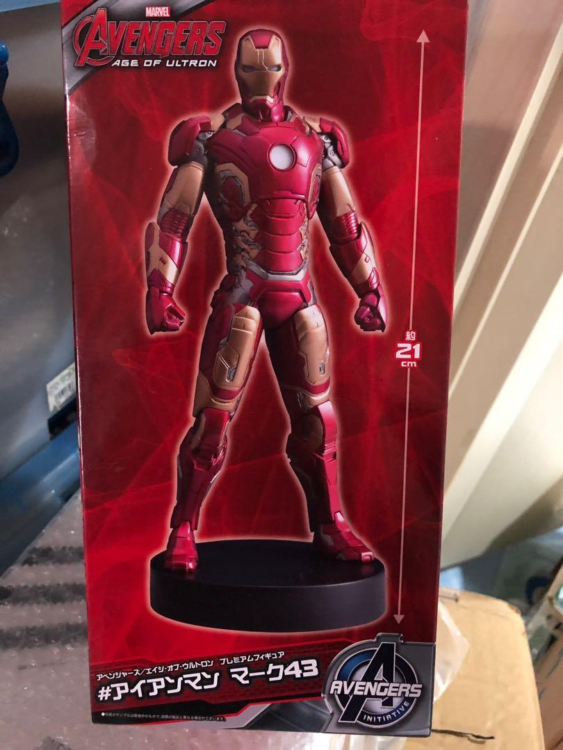 Bnib Official Marvel 21 Cm Iron Man Tony Stark Figurine Toys Games Bricks Figurines On Carousell