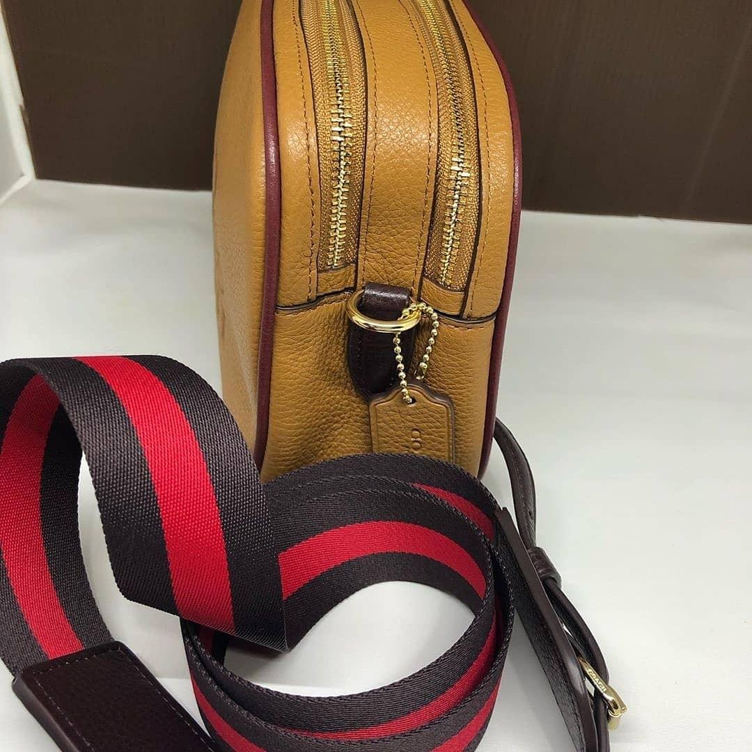 Coach Jess Camera Bag Crossbody sz 25x17 Light Saddle (Prada camera bag look alike), Barang