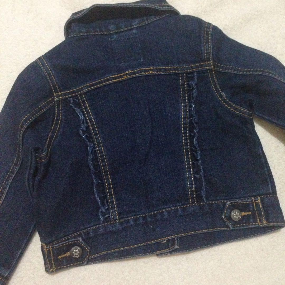 Denim Jacket (Category: Babies & Kids Fashion) located in Taytay. Submitted by frnssh (Listing ID 237348590, Image 3). Description: Size : 18-24 months Note : Actual color may be different from photo due to lighting.