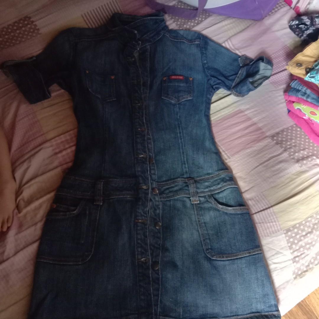 dickies denim dress