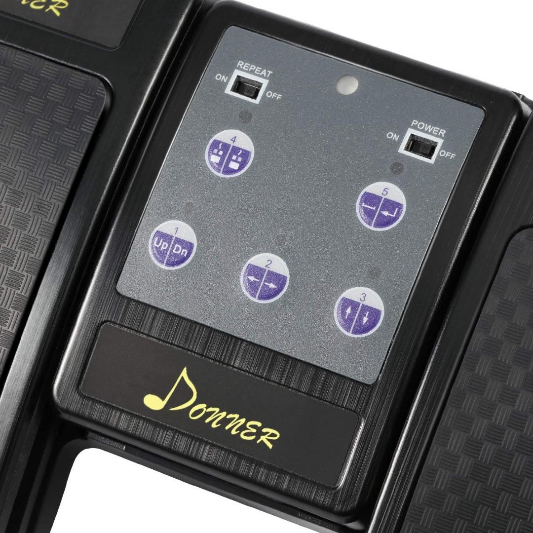 #355 Donner Bluetooth Page Turner Pedal Rechargeable Sheet Music ...