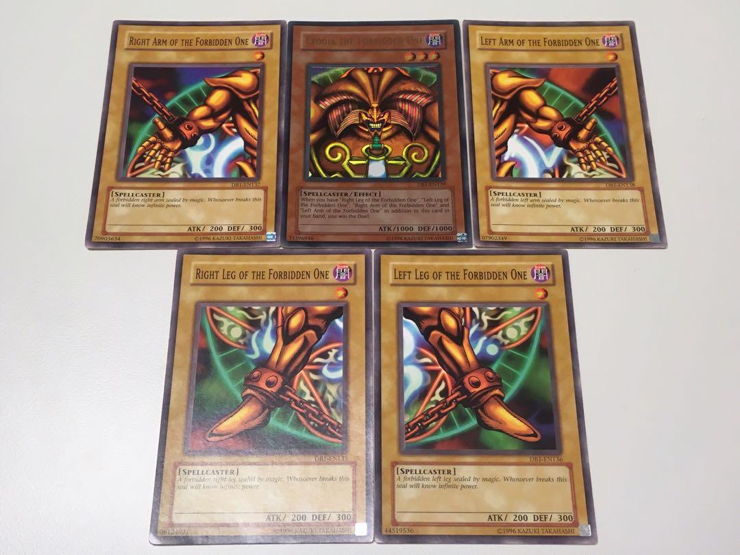 Trading Card Game EXODIA THE FORBIDDEN ONE Lost Art /"LART/" Promo Set Yu-Gi-Oh