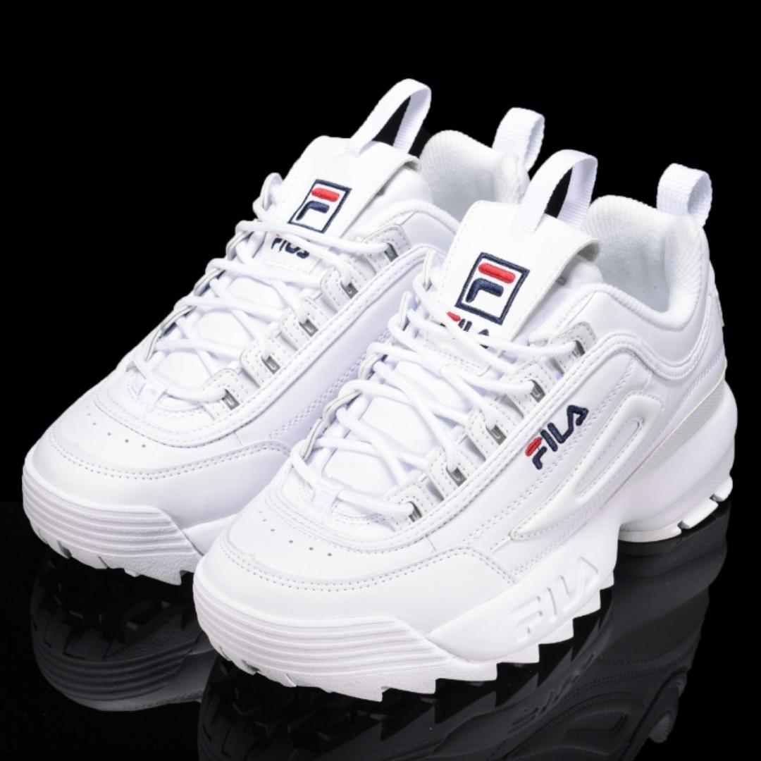 fila disruptor multicolor & white shoes