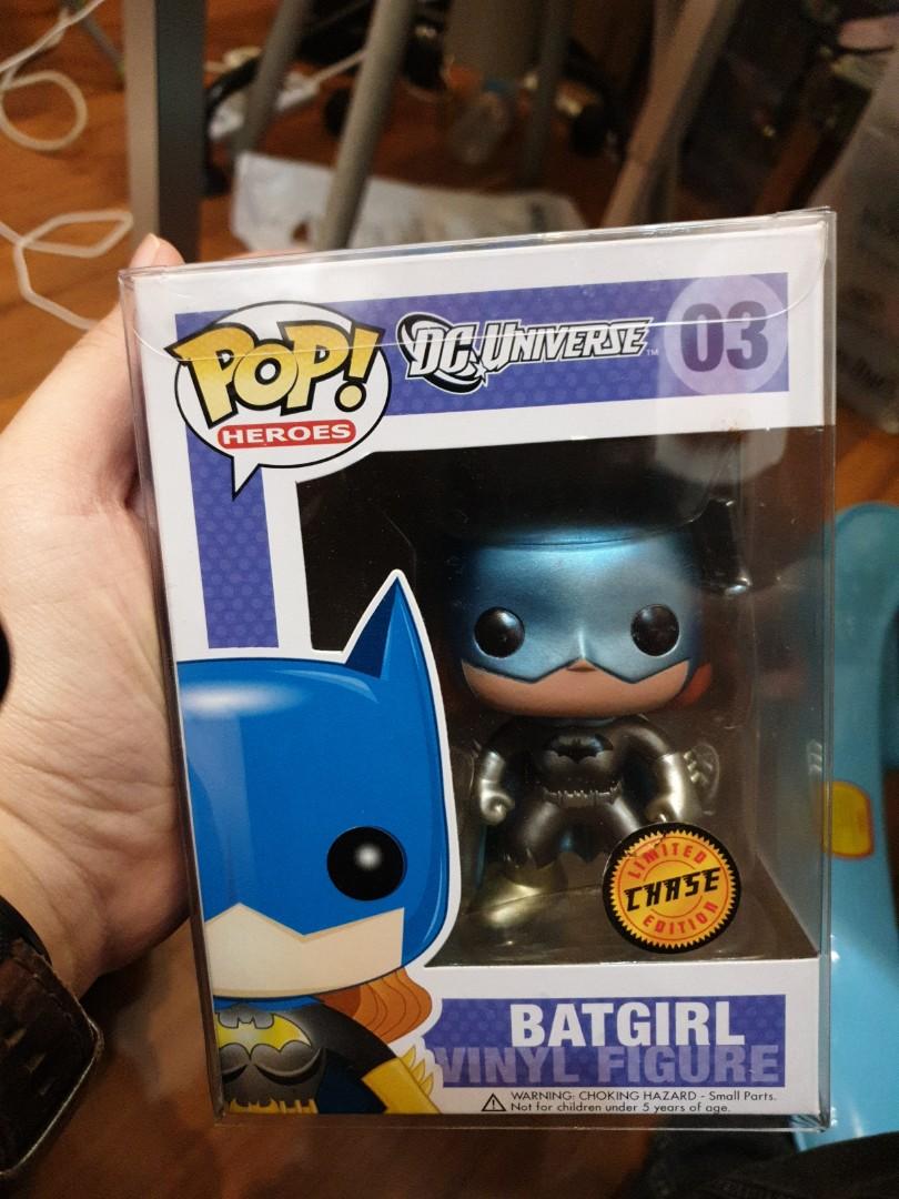 Funko Pop Batgirl Metallic Error Chase Batman Joker Toys Games Bricks Figurines On Carousell