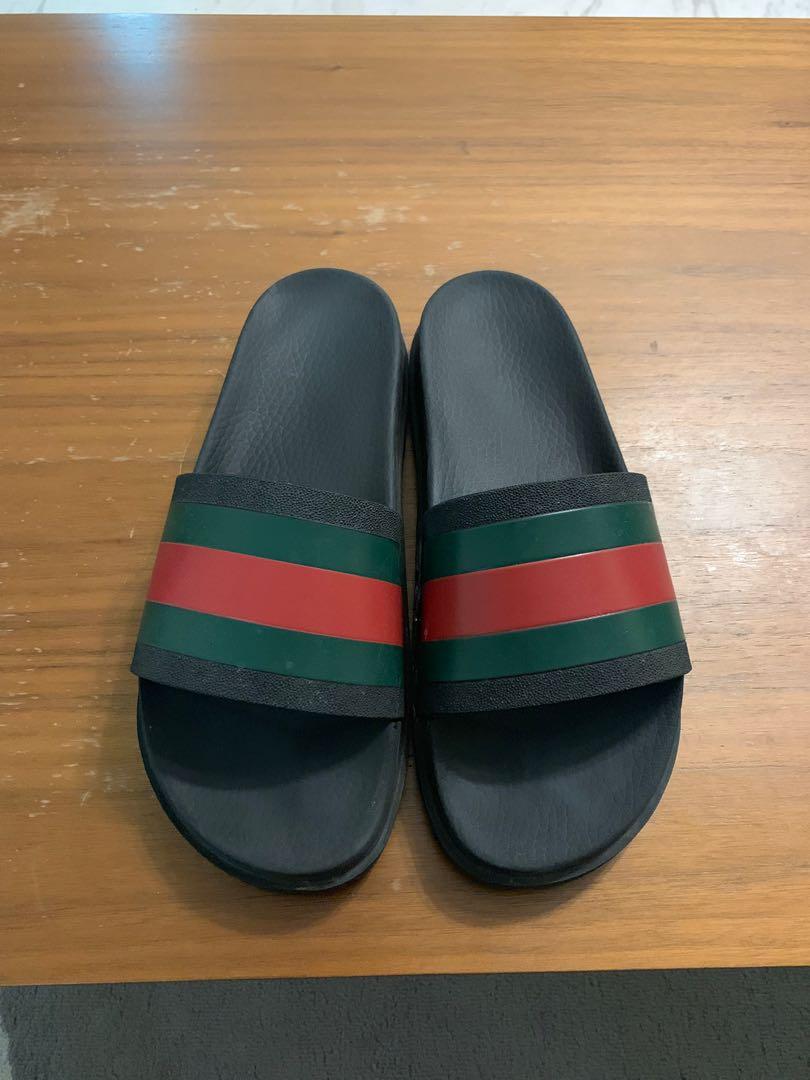 gucci black pursuit slides