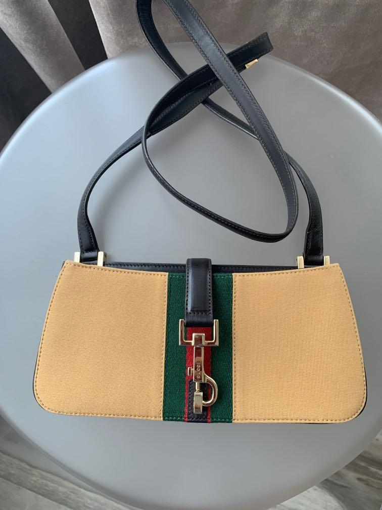 gucci sling bag leather