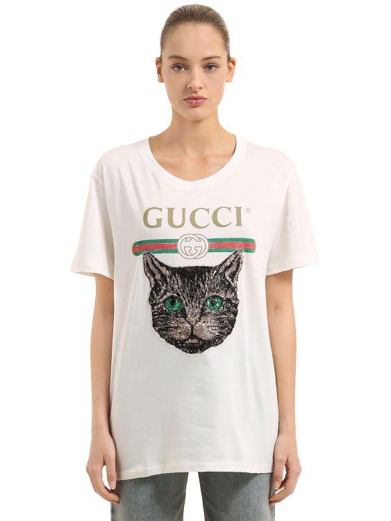 Gucci Mystic Cat T shirt, Luxury 