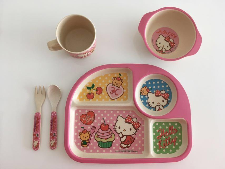 hello kitty dinner set