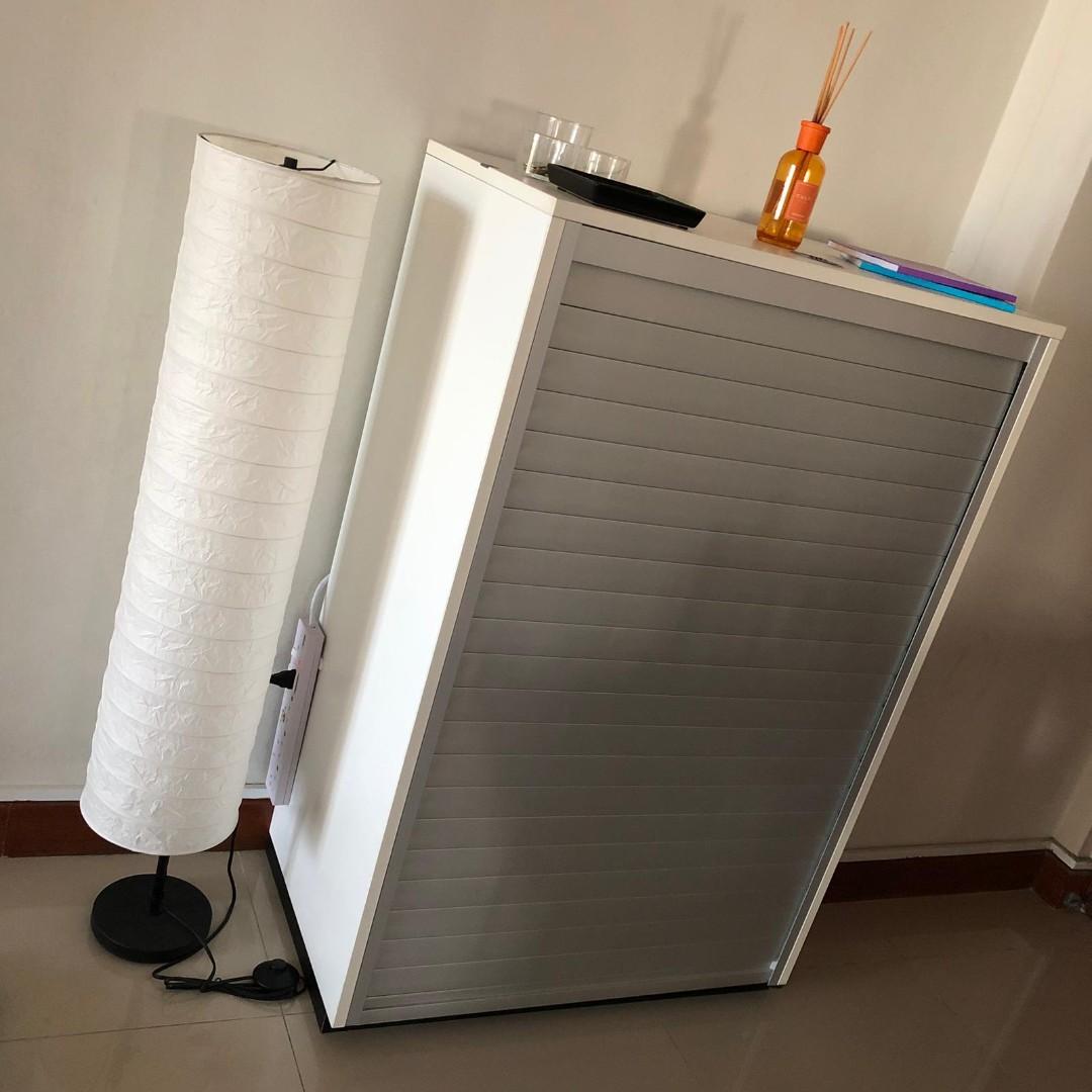 Ikea Galant Cabinet With Roll Front Container Style Cover