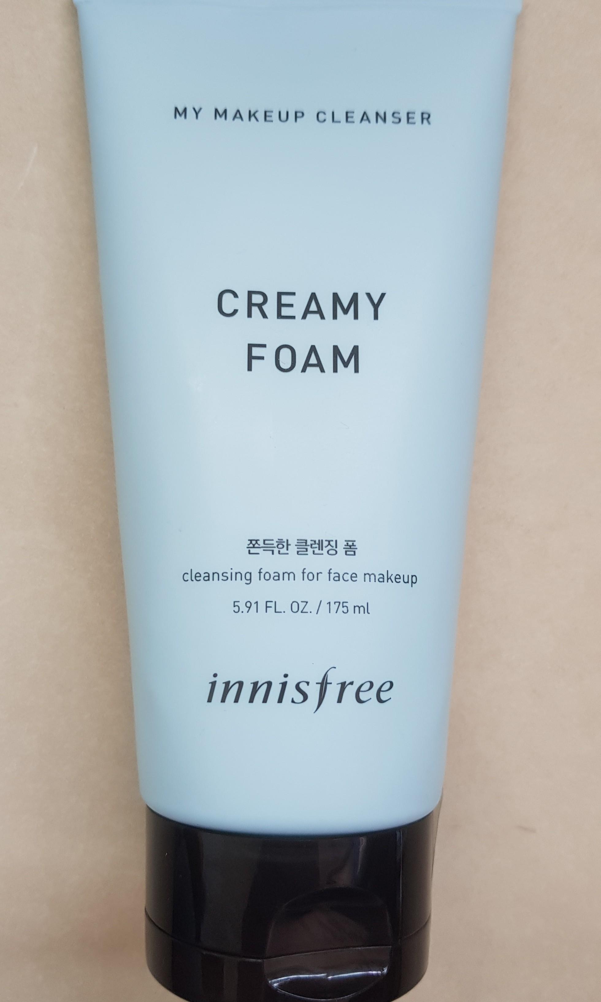 innisfree my makeup cleanser creamy foam