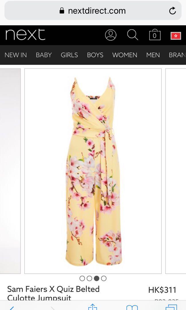 next yellow jumpsuit