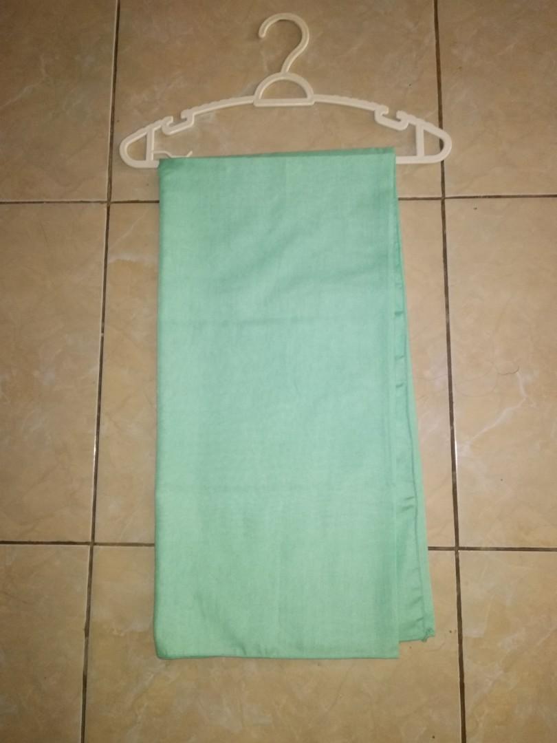 Kerudung Segiempat Katun Hijau Mint Women S Fashion Muslim