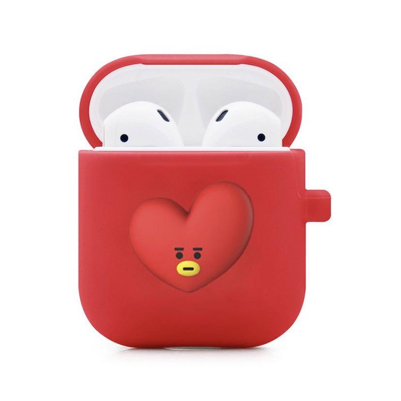 KPOP BT21 Official Airpods Earpods Case Cover BTS Fahsion Airpods Soft Cover