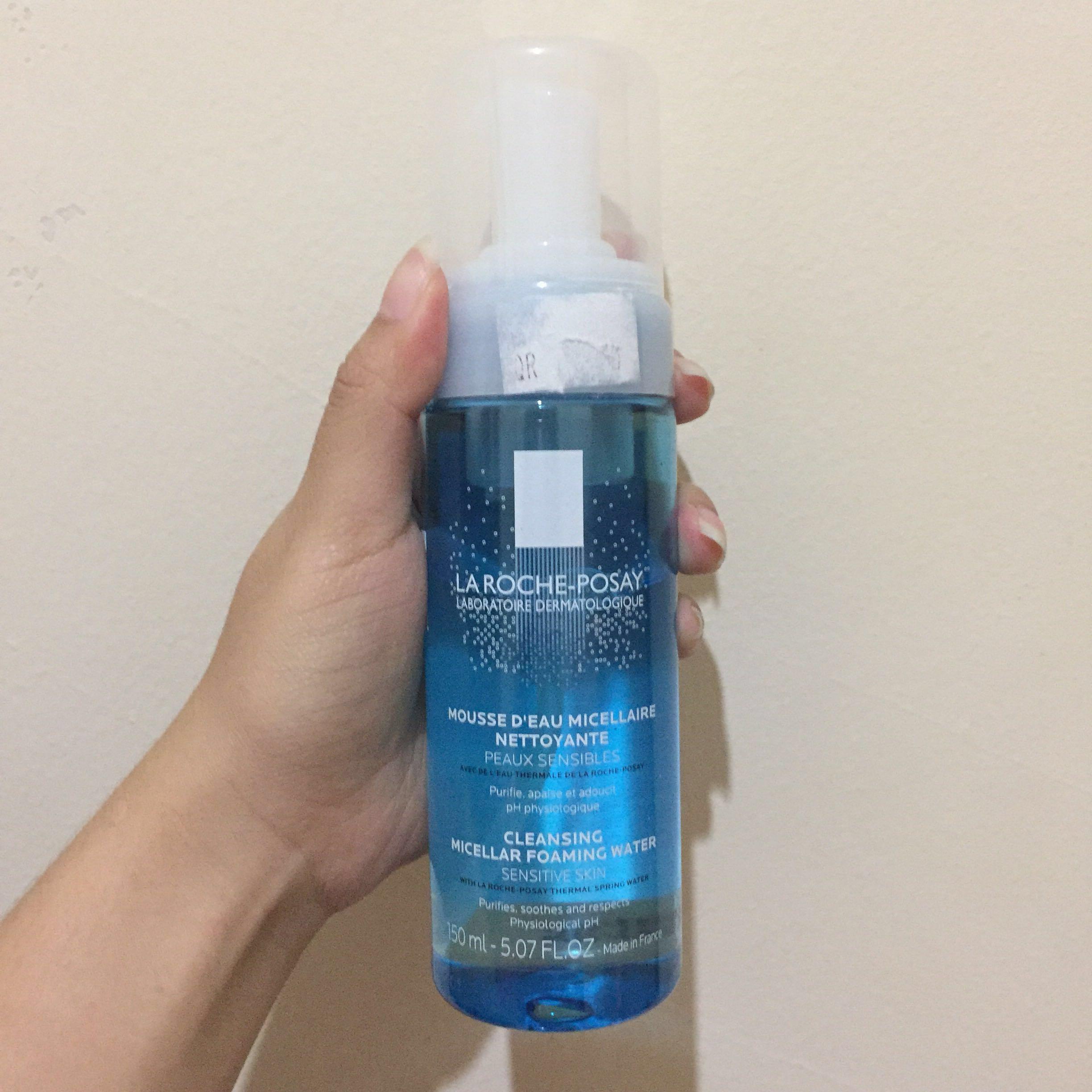 cleansing micellar foaming water la roche posay