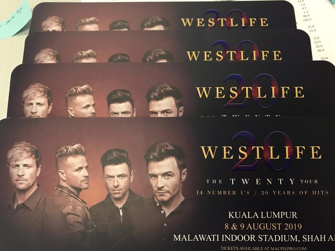 Letting Go Vip Westlife Concert Malaysia Ticket Tickets Vouchers Event Tickets On Carousell