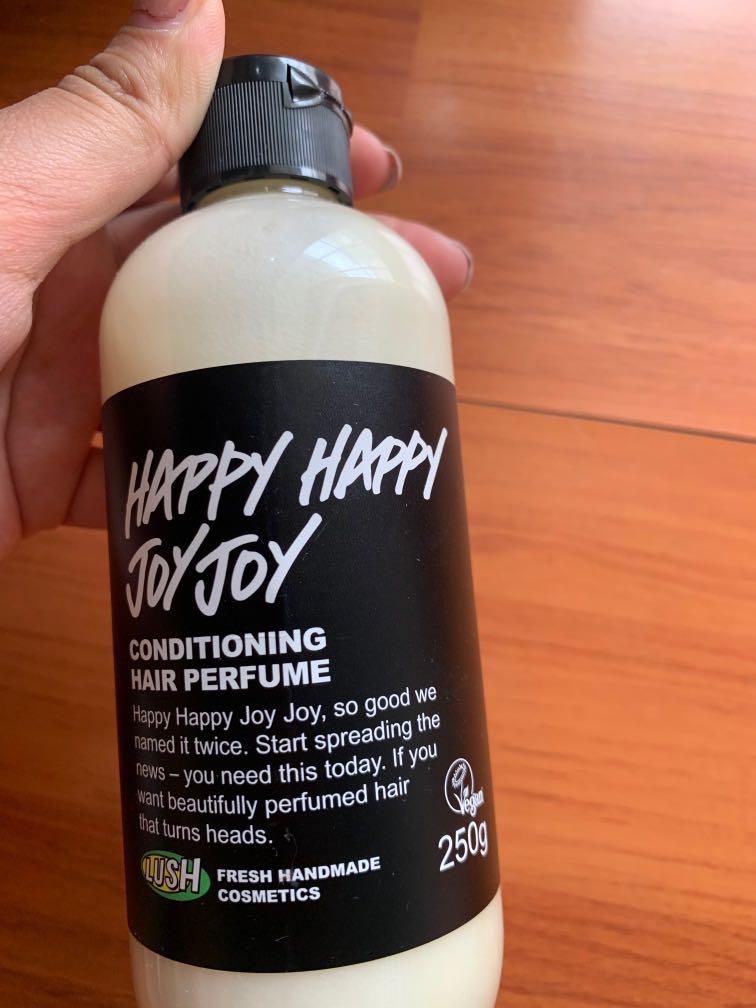Lush Conditioning Hair Perfume Happy Happy Joy Joy Kesehatan Kecantikan Kulit Sabun Tubuh Di Carousell