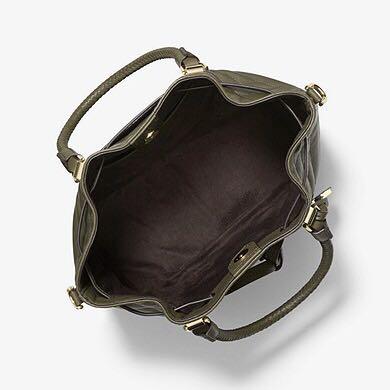 Blakely medium quilted leather bucket bag cheap