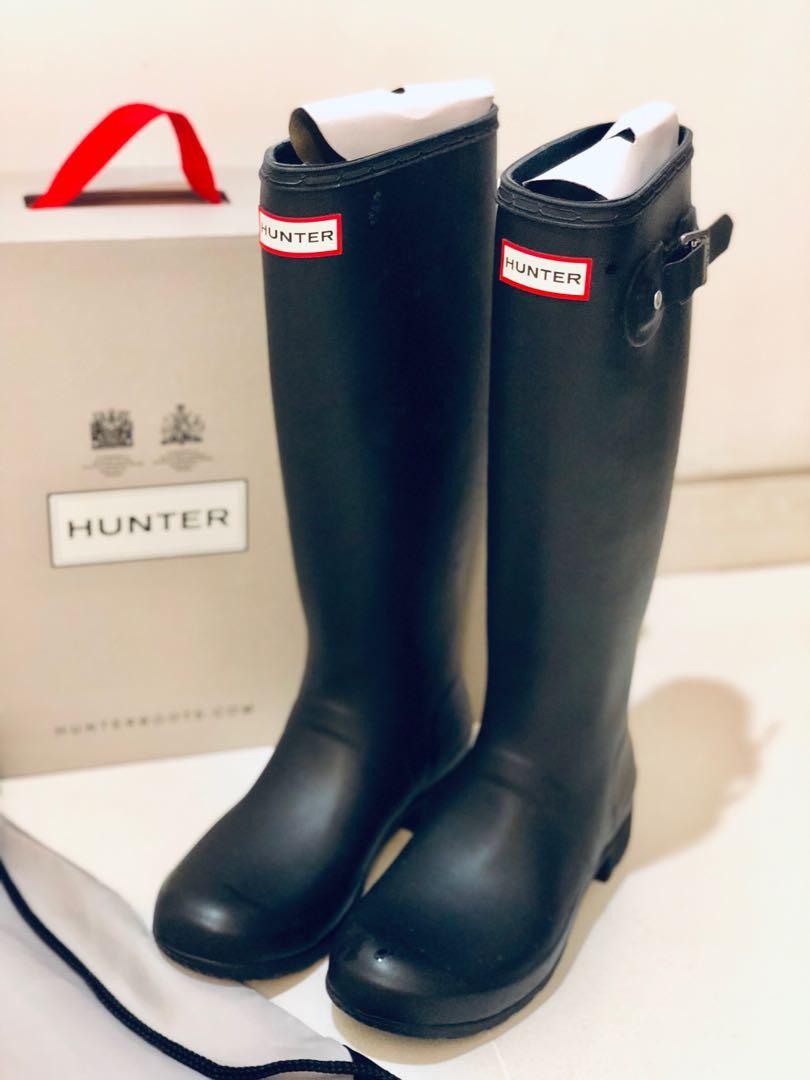 Hunter tour on sale packable rain boot