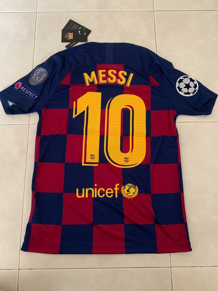 messi jersey champions league