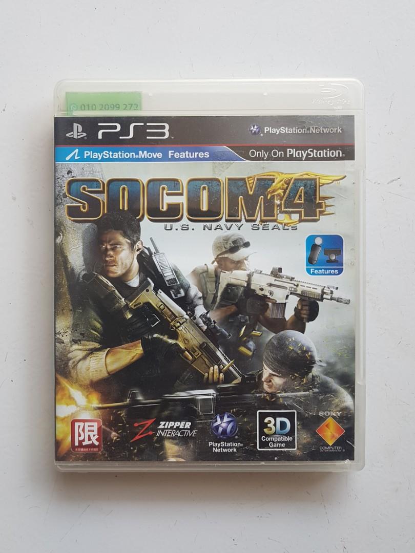 Ps3 Socom 4 U S Navy Seals Video Gaming Video Games On Carousell