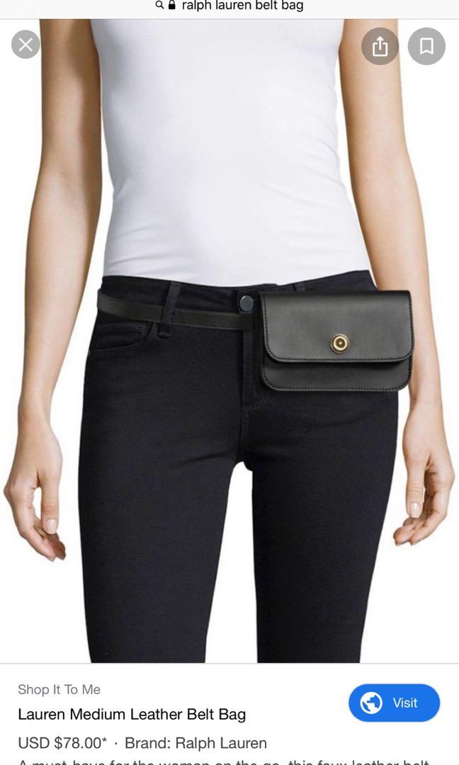 Ralph Lauren Mill rook Belt bag Women s Fashion Bags Wallets