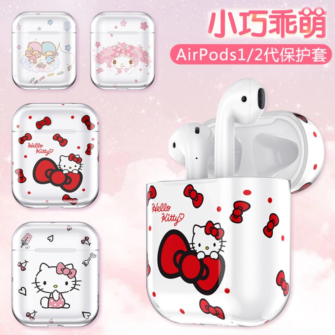 sanrio hello kitty twin stars my melody airpods case