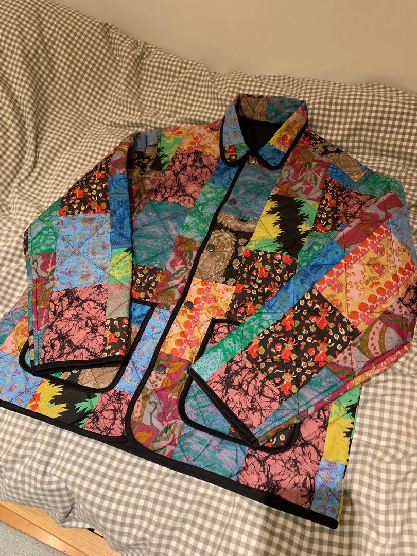 Supreme reversible patchwork quilted jacket hotsell