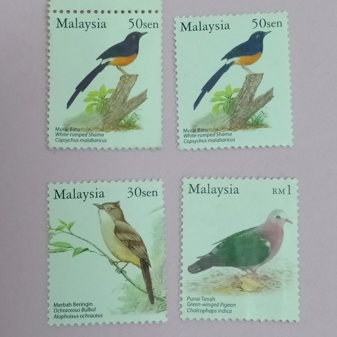 Stamp Burung Barangan Antik Setem Di Carousell