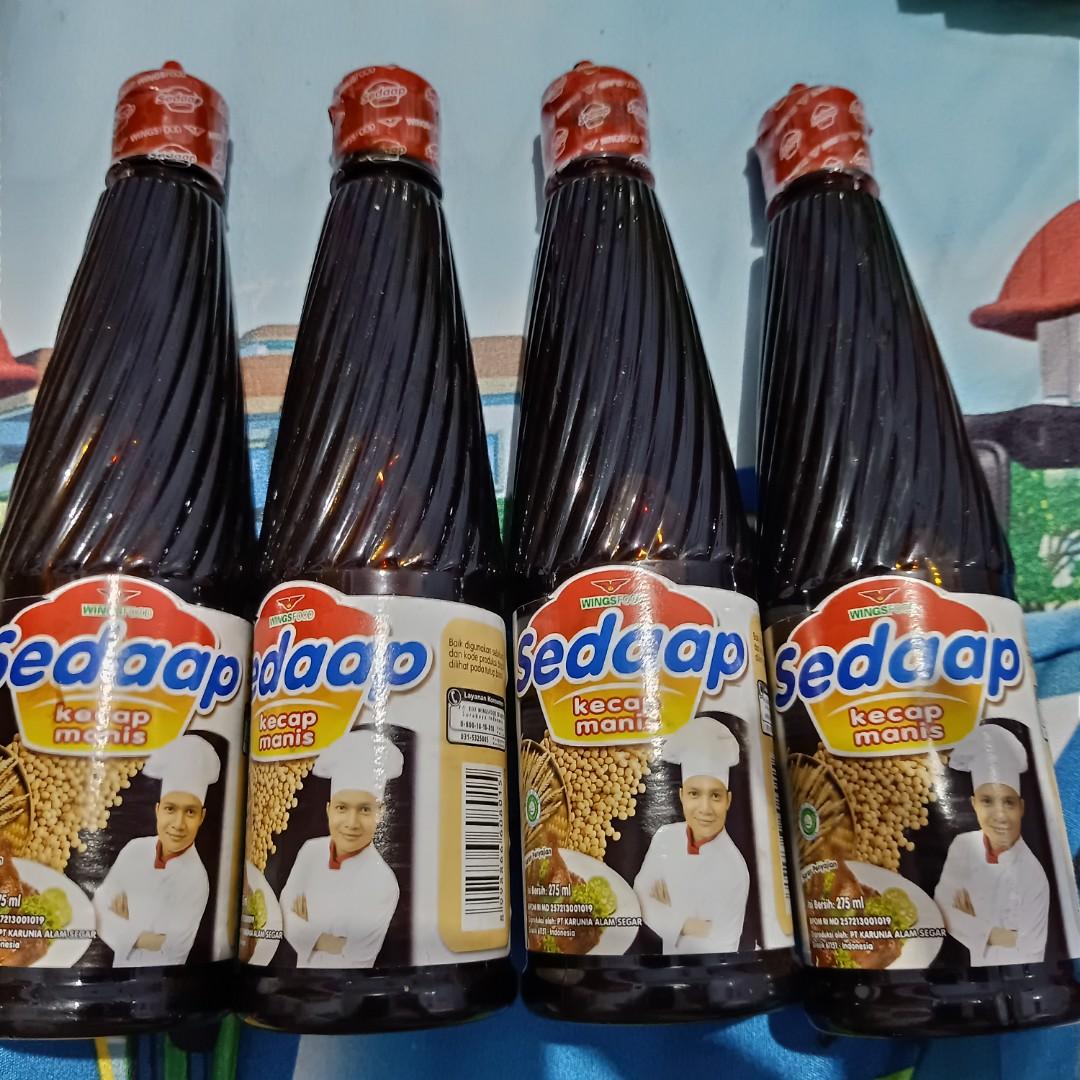 Take All 4 Pc 30k Kecap Sedap Isi 275 Ml 4 Pc New Makanan Minuman Makanan Instan Di Carousell