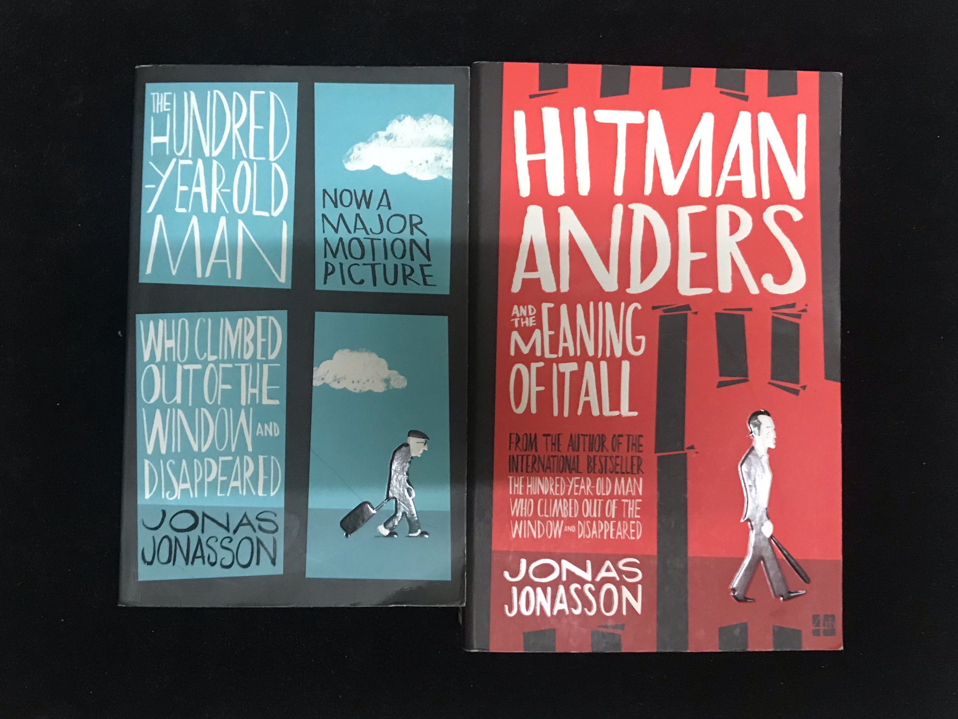 The 100 year old man + Hitman Anders by Jonas Jonasson, Buku & Alat