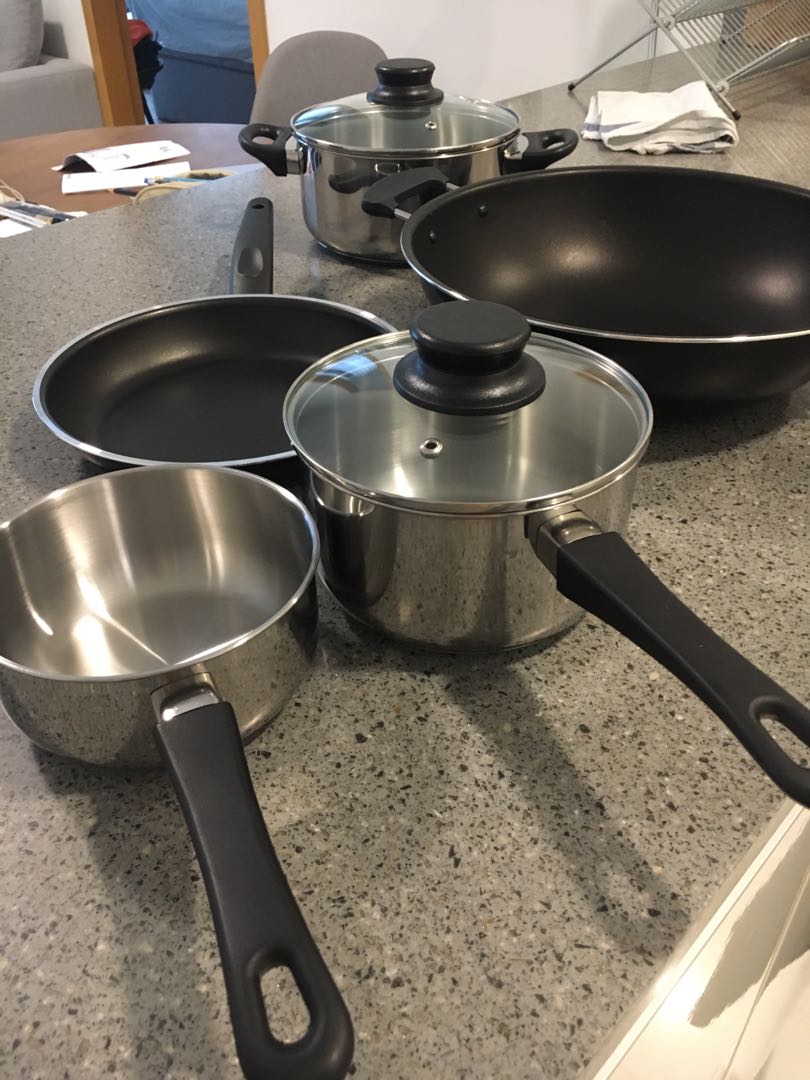 Unused Ikea pan set, Furniture & Home Living, Kitchenware & Tableware